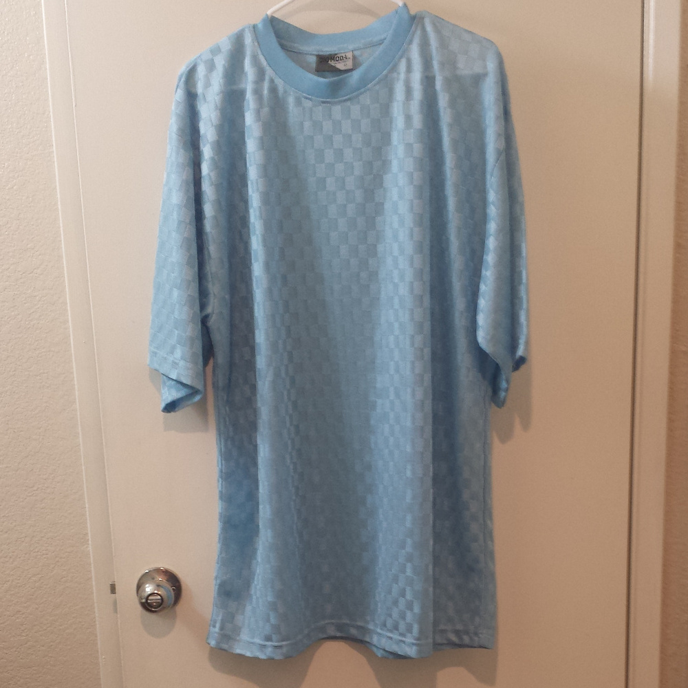 Dio Moda Mens Shirt blue Size L